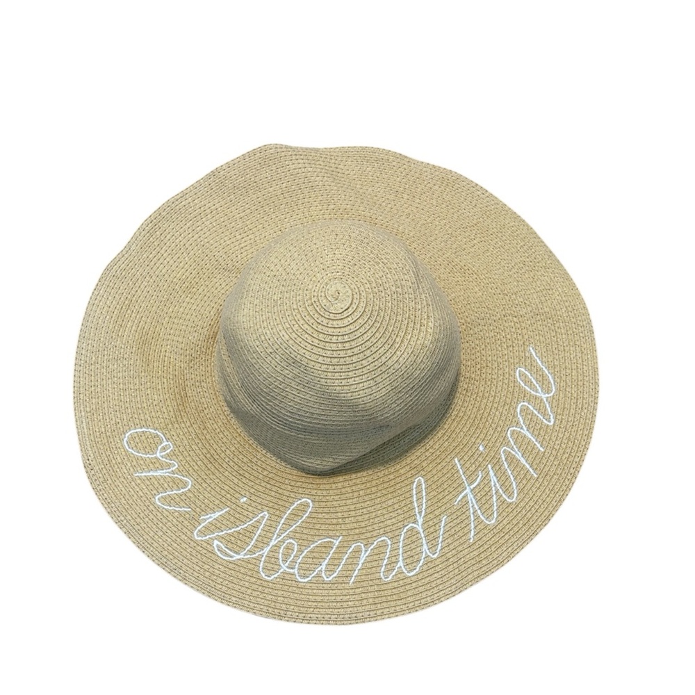 J. Crew On Island Time Embroidered Straw Women's Hat